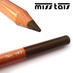 Олівець для брів MISS TAIS 743, натур-коричневийОлівець для брів MISS TAIS 743, натур-коричневий