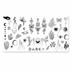 Пластина для стемпінгу DARK 10Пластина для стемпінгу DARK 10