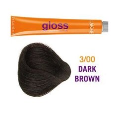 Крем-краска для волос полуперманентная тонировочная LAKME Gloss Demi-Permanent Hair Color 3/00, 60 млКрем-краска для волос полуперманентная тонировочная LAKME Gloss Demi-Permanent Hair Color 3/00, 60 мл