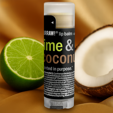 Бальзам для губ Hurraw! LIme & Coconut Lip Balm 4,8 г