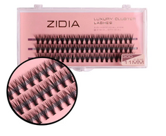 Вії пучкові ZIDIA Cluster Lashes 30D C 0,10*11 мм, 3 стрічкиВії пучкові ZIDIA Cluster Lashes 30D C 0,10*11 мм, 3 стрічки
