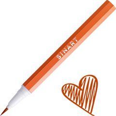 Лайнер для глаз водостойкий SINART Fucking Awesome Waterproof Eyeliner 08 Orange оранжевый