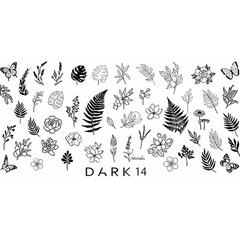 Пластина для стемпінгу DARK 14Пластина для стемпінгу DARK 14