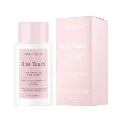 Тонер HOLLYSKIN Rice Touch для підтримки мікробіому шкіри з екстр центелли азійської і рису 200 млТонер HOLLYSKIN Rice Touch для підтримки мікробіому шкіри з екстр центелли азійської і рису 200 мл