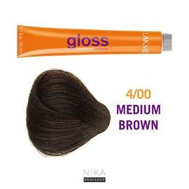 Крем-фарба для волосся напівперманентна тонувальна LAKME Gloss Demi-Permanent Hair Color 4/00, 60 млКрем-фарба для волосся напівперманентна тонувальна LAKME Gloss Demi-Permanent Hair Color 4/00, 60 мл