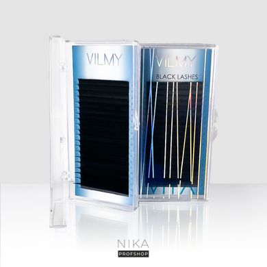 Вії Vilmy VIYA чорні 20 ліній вигін M 0,10 mix (6-10)Вії Vilmy VIYA чорні 20 ліній вигін M 0,10 mix (6-10)