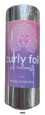 Фольга з тисненням для фарбування волосся Curly Foil 100 метрів 12 сантиметрів 14 мікронФольга з тисненням для фарбування волосся Curly Foil 100 метрів 12 сантиметрів 14 мікрон