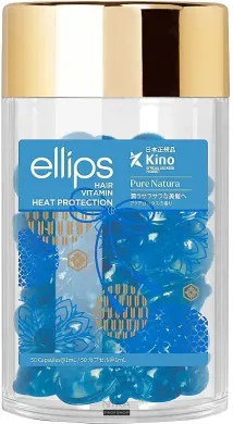 Вітаміни для волосся ELLIPS Сила лотосу для ламкого та посіченого волосся 50 шт сині прозоріВітаміни для волосся ELLIPS Сила лотосу для ламкого та посіченого волосся 50 шт сині прозорі