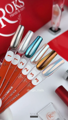Жидкая втирка ROKS Liquid Chrome Powder №1 5 гЖидкая втирка ROKS Liquid Chrome Powder №1 5 г