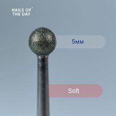 Фреза для маникюра алмазный шар 5*4,8 мм красный NAILSOFTHEDAYФреза для маникюра алмазный шар 5*4,8 мм красный NAILSOFTHEDAY