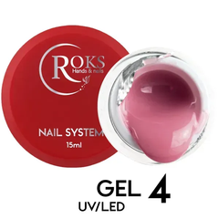 Гель для нігтів будівельний ROKS Builder Gel №04 15 мл