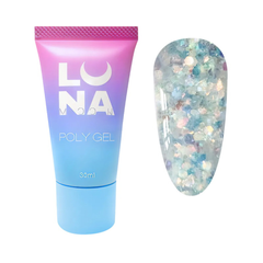 Полігель LUNA для нарощування Poly Gel №12 30 млПолігель LUNA для нарощування Poly Gel №12 30 мл