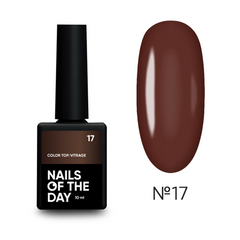 Топ для гель-лаку NAILSOFTHEDAY Color top Vitrage 17, 10 млТоп для гель-лаку NAILSOFTHEDAY Color top Vitrage 17, 10 мл