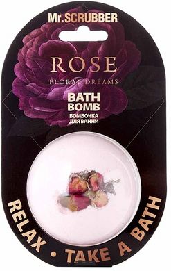 Бомбочка для ванны MR.SCRUBBER Rose Floral Dreams, 200 гБомбочка для ванны MR.SCRUBBER Rose Floral Dreams, 200 г