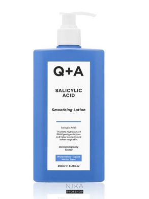 Заспокійливий лосьон для тіла з саліциловою кислотою Q+A Salicylic Acid Smoothing Lotion 250 млЗаспокійливий лосьон для тіла з саліциловою кислотою Q+A Salicylic Acid Smoothing Lotion 250 мл