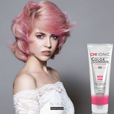 Кондиціонер CHI Тонуючий Illuminate Neon Pink для натурального та фарбованого волосся 251 млКондиціонер CHI Тонуючий Illuminate Neon Pink для натурального та фарбованого волосся 251 мл