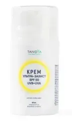 Крем Tanoya ультразащита SPF50 UVA+UVB для всех типов кожи 50 млКрем Tanoya ультразащита SPF50 UVA+UVB для всех типов кожи 50 мл