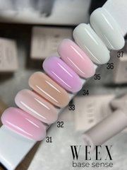 База для нігтів кольорова WEEX Cover base Sense 34 11 млБаза для нігтів кольорова WEEX Cover base Sense 34 11 мл