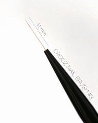 Пензлик Crooz для тонких ліній №3 12 ммПензлик Crooz для тонких ліній №3 12 мм