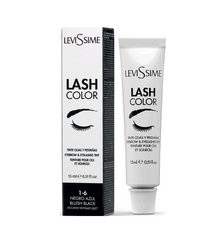 Фарба для брів та вій 1-6 LeviSsime LashColor Bluish Black Синьо-чорний, 15млФарба для брів та вій 1-6 LeviSsime LashColor Bluish Black Синьо-чорний, 15мл