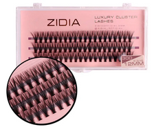 Вії пучкові ZIDIA Cluster Lashes 30D C 0,10*12 мм, 3 стрічкиВії пучкові ZIDIA Cluster Lashes 30D C 0,10*12 мм, 3 стрічки