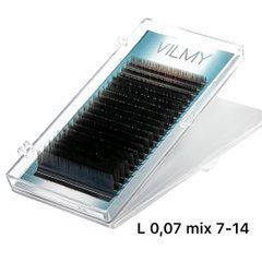 Ресницы VILMY Dark Chocolate 20 линий VIYA изгиб L 0,07 mix (7-14)Ресницы VILMY Dark Chocolate 20 линий VIYA изгиб L 0,07 mix (7-14)