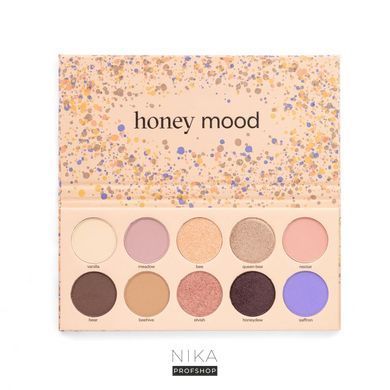 Палитра теней для век PAESE HONEY MOOD 10 цветов