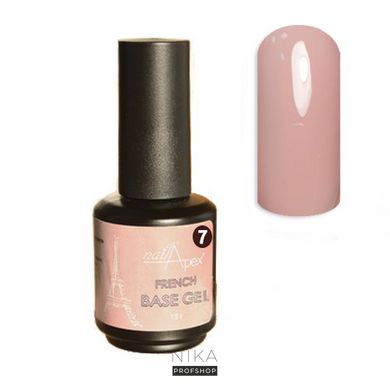 База камуфлююча NAIL APEX FRENCH BASE GEL №7 15мл