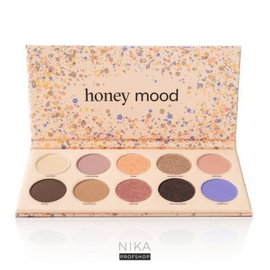 Палитра теней для век PAESE HONEY MOOD 10 цветов
