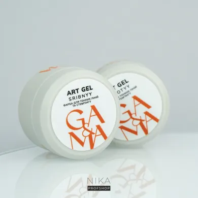 Гель-краска GA&MA Art gel Sribnyy Серебряный 5 гГель-краска GA&MA Art gel Sribnyy Серебряный 5 г