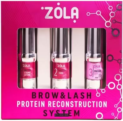 Набір для ламінування ZOLA Brow&Lash Protein Reconstruction SystemНабір для ламінування ZOLA Brow&Lash Protein Reconstruction System
