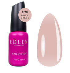 Top для нігтів EDLEN №07 Peach Топ, 9 мл