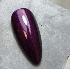 Гель-лак для нігтів VAKULA Nails №18 темно-сливовий з шиммером, 9 млГель-лак для нігтів VAKULA Nails №18 темно-сливовий з шиммером, 9 мл
