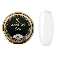 Акригель для нігтів F.O.X Acryl GEL Satin 001, 15 млАкригель для нігтів F.O.X Acryl GEL Satin 001, 15 мл