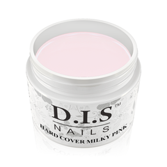 Гель твердий камуфлюючий D.I.S Nails Hard Cover MILKY PINK молочний рожевий 30 гГель твердий камуфлюючий D.I.S Nails Hard Cover MILKY PINK молочний рожевий 30 г