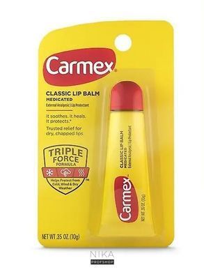 Бальзам для губ Carmex Classic (классический) &ndash; тюбик, 10 г.Бальзам для губ Carmex Classic (классический) &ndash; тюбик, 10 г.