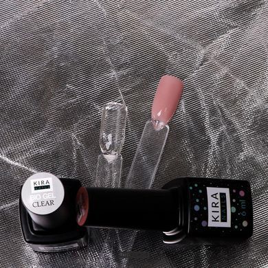 Гель для нігтів KIRA NAILS Bio gel Cover Прозорий , 6 млГель для нігтів KIRA NAILS Bio gel Cover Прозорий , 6 мл