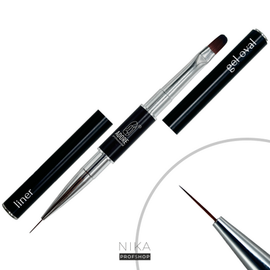 Кисть двусторонняя Adore professional Gel Oval & Liner&nbsp;Кисть двусторонняя Adore professional Gel Oval & Liner&nbsp;