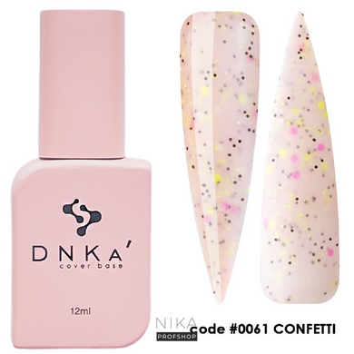 База камуфлююча DNKa Cover Base №0061 Confetty 12 млБаза камуфлююча DNKa Cover Base №0061 Confetty 12 мл