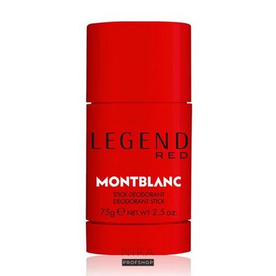 Дезодорант твердий LEGEND Red Montblanc 75 млДезодорант твердий LEGEND Red Montblanc 75 мл