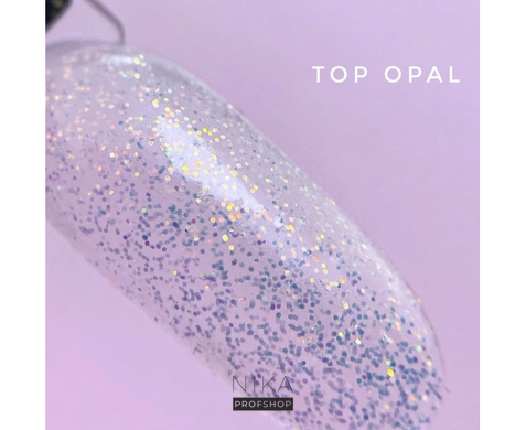 Топ LUNA Top Opal с золотисто-голографическим шимером 13 млТоп LUNA Top Opal с золотисто-голографическим шимером 13 мл