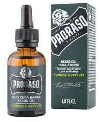 Освіжаюча олійка для догляду за бородою PROSACO Cypress & Vetiver 30 млОсвіжаюча олійка для догляду за бородою PROSACO Cypress & Vetiver 30 мл