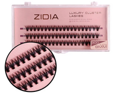 Вії пучкові ZIDIA Cluster Lashes 30D C 0,10*9 мм, 3 стрічкиВії пучкові ZIDIA Cluster Lashes 30D C 0,10*9 мм, 3 стрічки