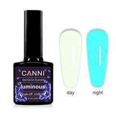 Гель-лак для нігтів CANNI Luminous №801 айворі-блакитний 7,3 млГель-лак для нігтів CANNI Luminous №801 айворі-блакитний 7,3 мл