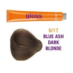 Крем-краска для волос полуперманентная тонировочная LAKME Gloss Demi-Permanent Hair Color 6/17, 60 млКрем-краска для волос полуперманентная тонировочная LAKME Gloss Demi-Permanent Hair Color 6/17, 60 мл