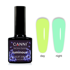 Гель-лак для нігтів CANNI Luminous №802 жовтий-бірюзовий 7,3 млГель-лак для нігтів CANNI Luminous №802 жовтий-бірюзовий 7,3 мл
