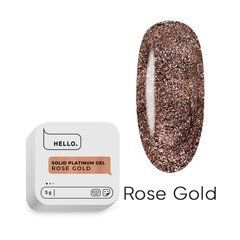 Гель-фарба з липким шаром Hello Solid Platimum Gel Rose Gold 5 гГель-фарба з липким шаром Hello Solid Platimum Gel Rose Gold 5 г