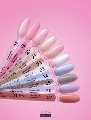 Гель для нігтів Builder gel EDLEN Princess №25 Змінний катридж 30 мл