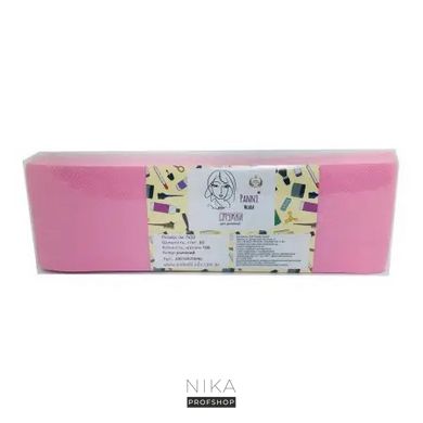 Полоски для депиляции PANNI MLADA бумажные 7*22 см 80 г/м2 (100 шт/пач) Цвет: розовыйПолоски для депиляции PANNI MLADA бумажные 7*22 см 80 г/м2 (100 шт/пач) Цвет: розовый