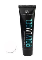 Полігель Global Fashion Poly Gel №8 білий 30 гПолігель Global Fashion Poly Gel №8 білий 30 г